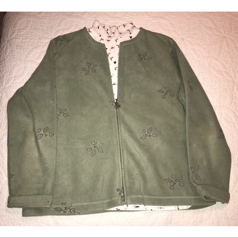 Christmas Jacket and Mock Turtleneck